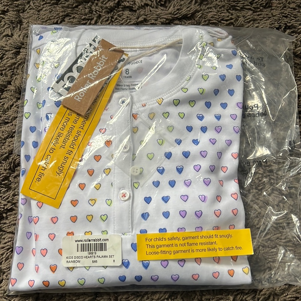 Roller Rabbit Heart Pajamas